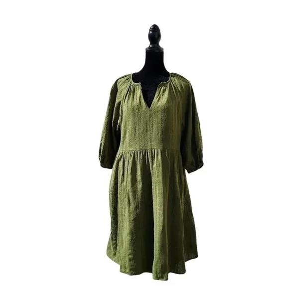 London Times Womens Green Dress Medium - Picture 3 of 11